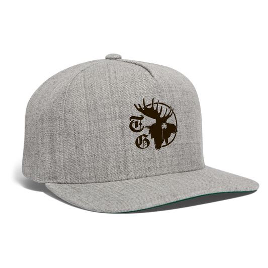 Snapback Baseball Cap - heather gray