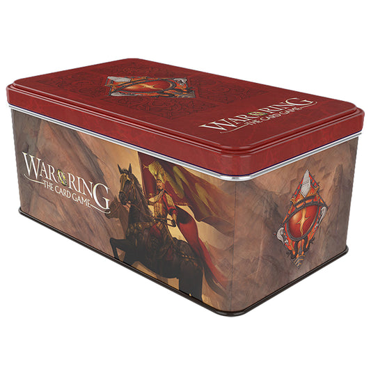 War of the Ring: The Card Game - Shadow Card Box & Sleeves (Red Bannerman Version)